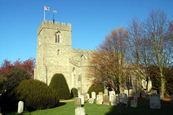 The church from the south November 2007